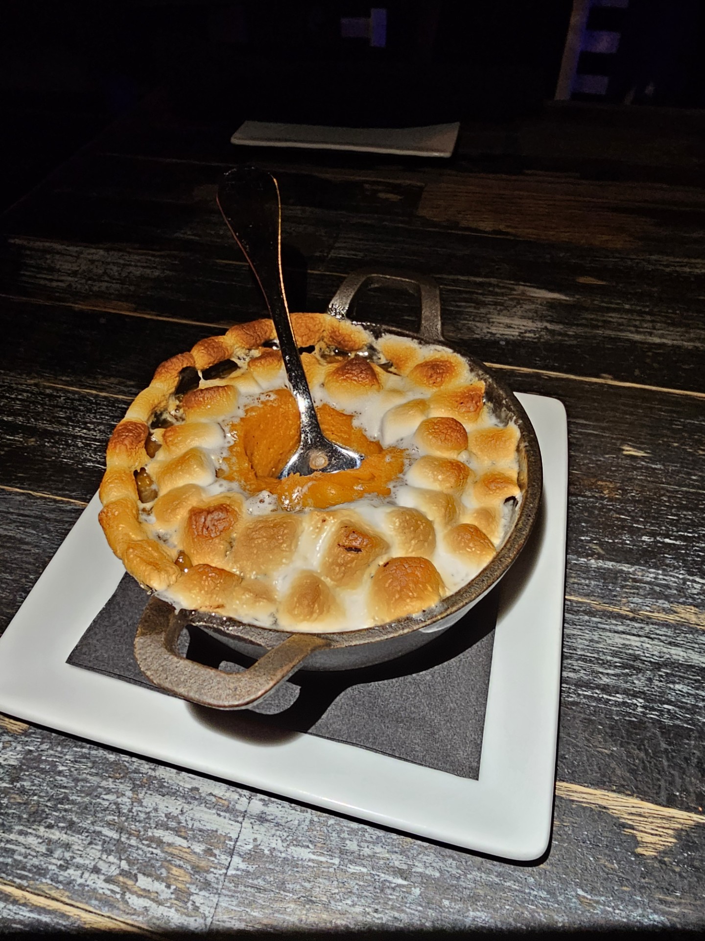 Sweet potato casserole.